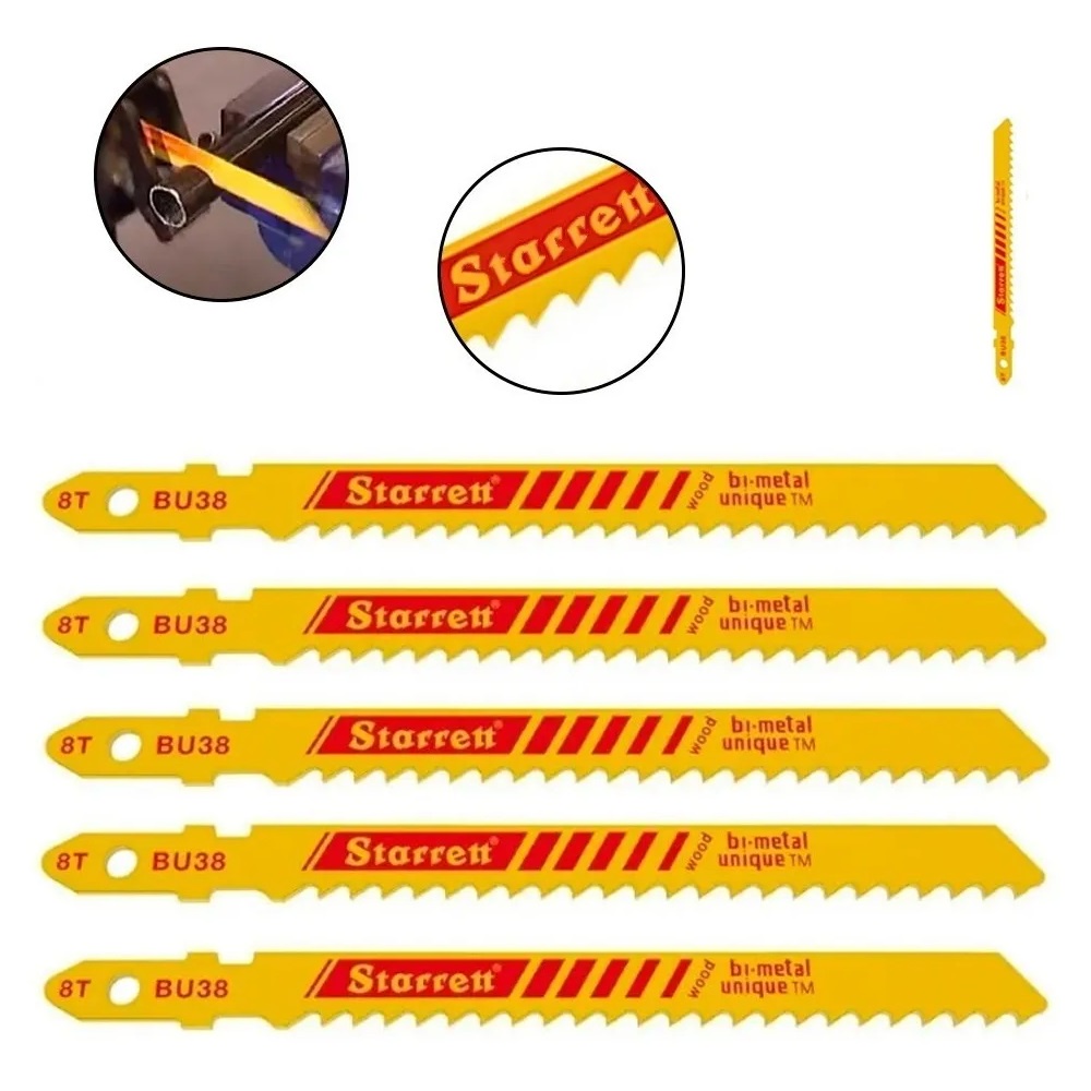 LAMINA SERRA TICO TICO STARRETT BU38 LAMINA SERRA TICO TICO STARRETT BU38