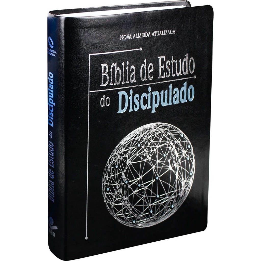 Bíblia de Estudo do Discipulado | Nova Almeida Atualizada | Capa Luxo Preta – SBB Bíblia de Estudo do Discipulado | Nova Almeida Atualizada | Capa Luxo Preta – SBB