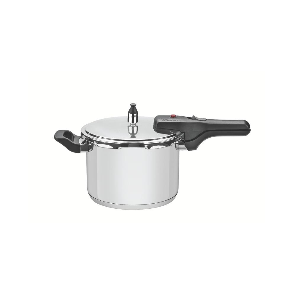 Panela De Pressão Brava 4,5 Indução Aço Inox Tramontina Panela De Pressão Brava 4,5 Indução Aço Inox Tramontina