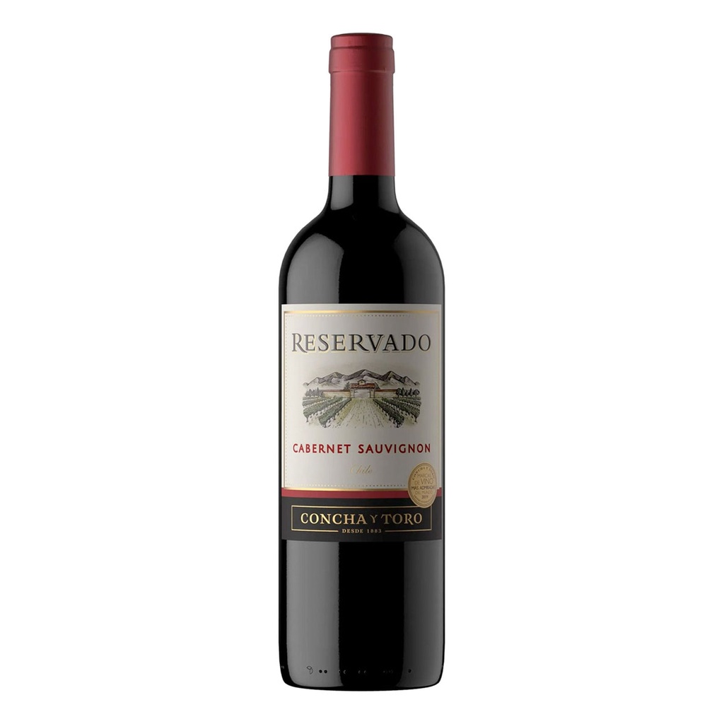 VINHO CONCHA Y TORO RESERVADO CABERNET SAUVIGNON 750ML VINHO CONCHA Y TORO RESERVADO CABERNET SAUVIGNON 750ML