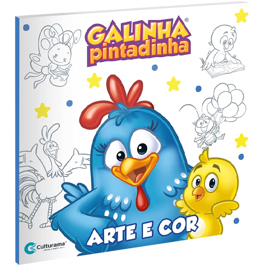 Livro Arte E Cor Galinha Pintadinha – 01 Unidade – Culturama – Rizzo Livro Arte E Cor Galinha Pintadinha – 01 Unidade – Culturama – Rizzo