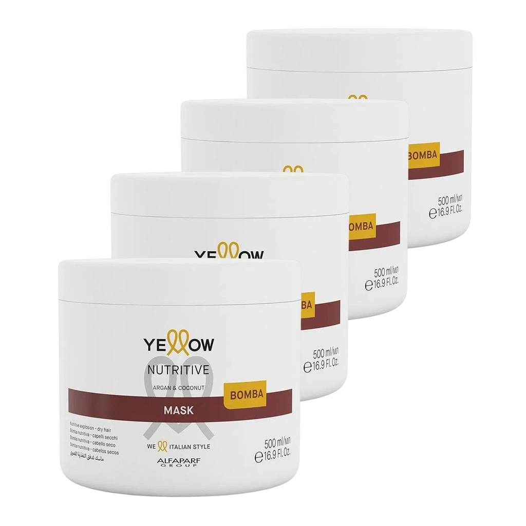 Kit 4 Máscaras Capilar Nutritive 500ml – Yellow Kit 4 Máscaras Capilar Nutritive 500ml – Yellow