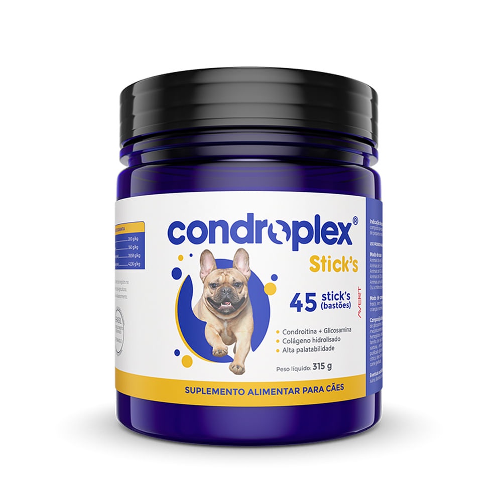 Suplemento Condroplex Sticks Avert 45 Bastões Suplemento Condroplex Sticks Avert 45 Bastões