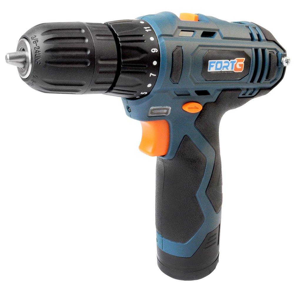 Parafusadeira Furadeira Mandril 3/8″ Polegadas Bivolt Bateria 12V 1,3Ah Lítio Torque 26Nm – FortG Parafusadeira Furadeira Mandril 3/8″ Polegadas Bivolt Bateria 12V 1,3Ah Lítio Torque 26Nm – FortG