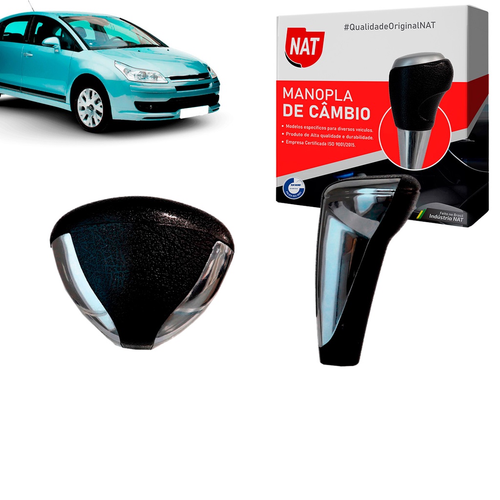 Manopla de Câmbio Automático Citroen C4 Ano 2007 Até 2011 Manopla de Câmbio Automático Citroen C4 Ano 2007 Até 2011