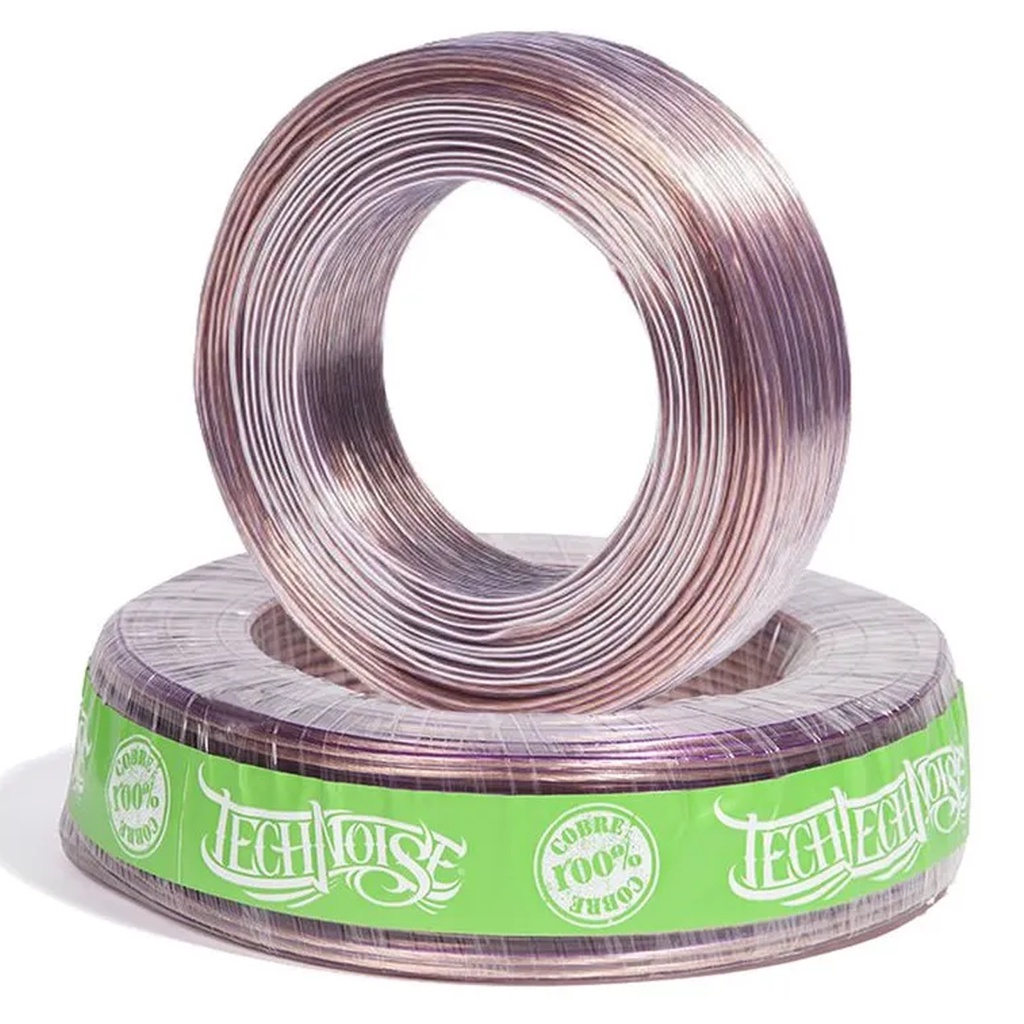 Fio Polarizado Paralelo Cristal Flexível 100% Cobre-Rolo de 50 Metros Para Carro/2×2,50mm Technoise Fio Polarizado Paralelo Cristal Flexível 100% Cobre-Rolo de 50 Metros Para Carro/2×2,50mm Technoise
