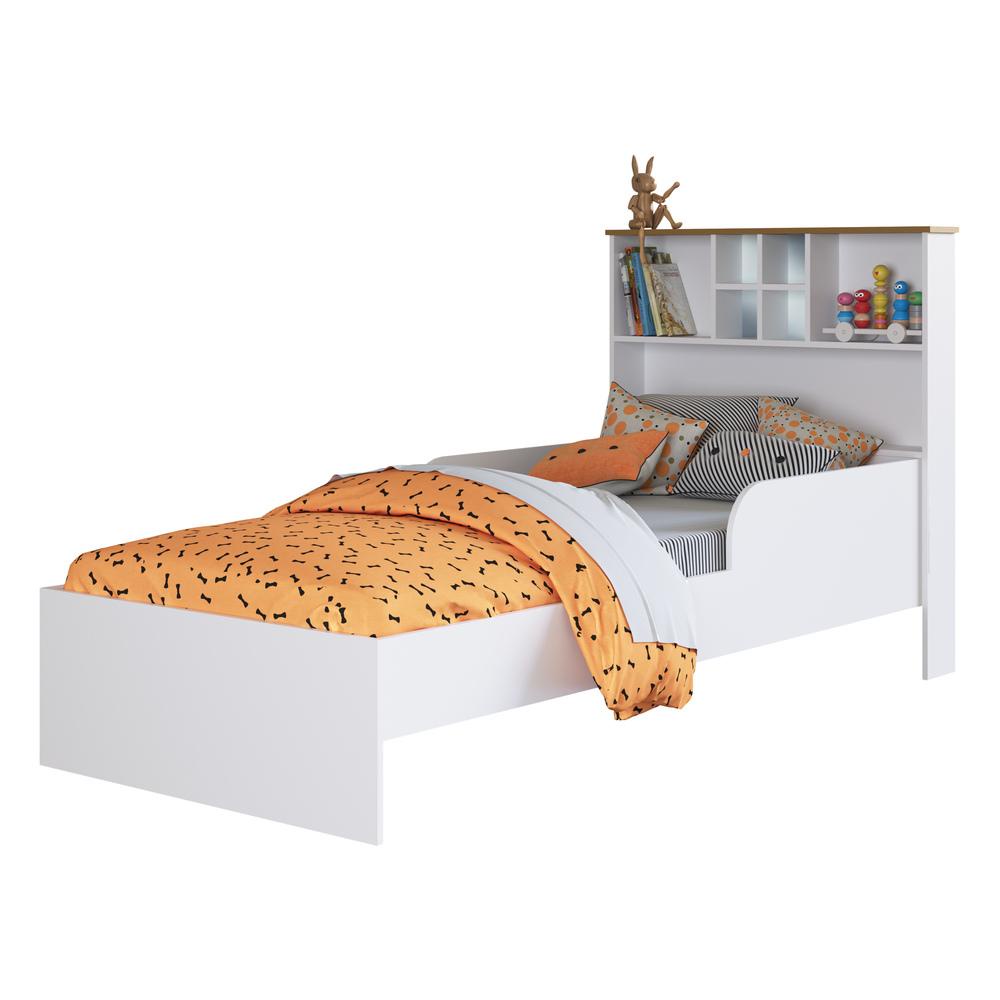 Cama Infantil com Nichos para Colchão 188x88cm Multimóveis CR40069 Cama Infantil com Nichos para Colchão 188x88cm Multimóveis CR40069