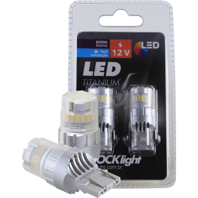 Par Lâmpada Led Titanium T20 2 Polos 7443 Shocklight – (SLL-7443T-BC) Par Lâmpada Led Titanium T20 2 Polos 7443 Shocklight – (SLL-7443T-BC)