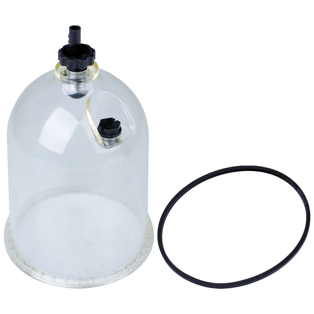 Copo Filtro Separador + Dreno P/ Filtro Racor 900fgm 1000fgm Copo Filtro Separador + Dreno P/ Filtro Racor 900fgm 1000fgm