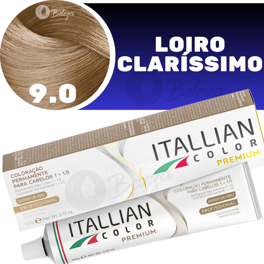 Coloração Itallian Color 60g 9.0 Louro Claríssimo Coloração Itallian Color 60g 9.0 Louro Claríssimo
