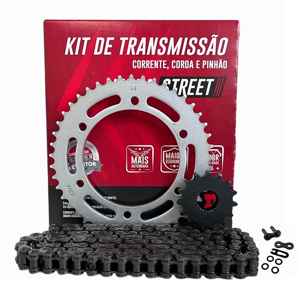 Kit Relacao Yamaha Fazer 250 2015 C/retentor Original Did Kit Relacao Yamaha Fazer 250 2015 C/retentor Original Did