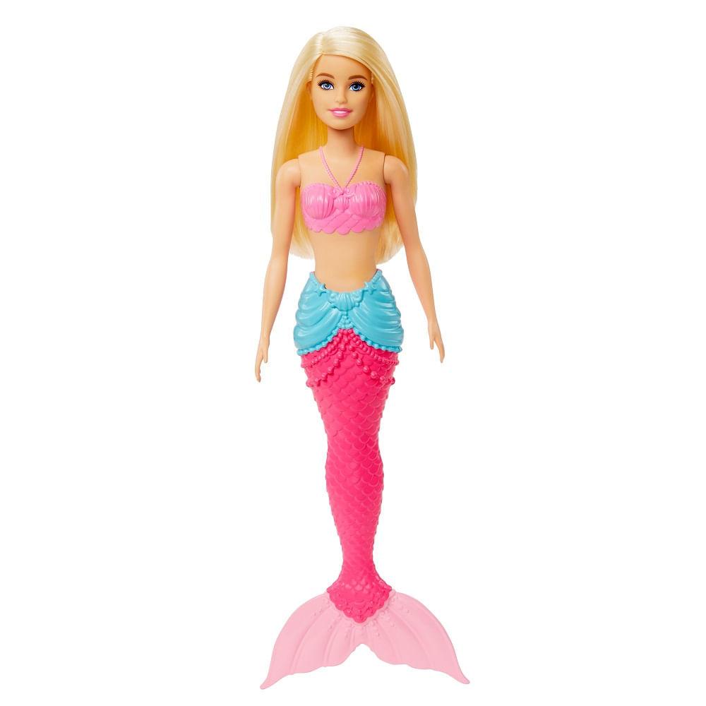 Barbie Sereia Loira com Cauda Rosa – Mattel Barbie Sereia Loira com Cauda Rosa – Mattel