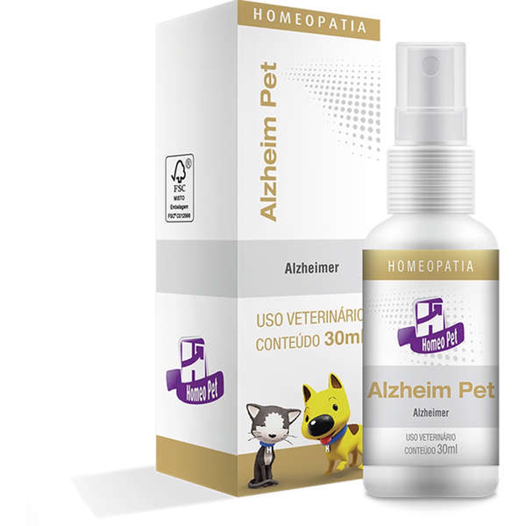 Alzheim Pet Homeopatia Homeo Pet Real H – 30 mL Alzheim Pet Homeopatia Homeo Pet Real H – 30 mL