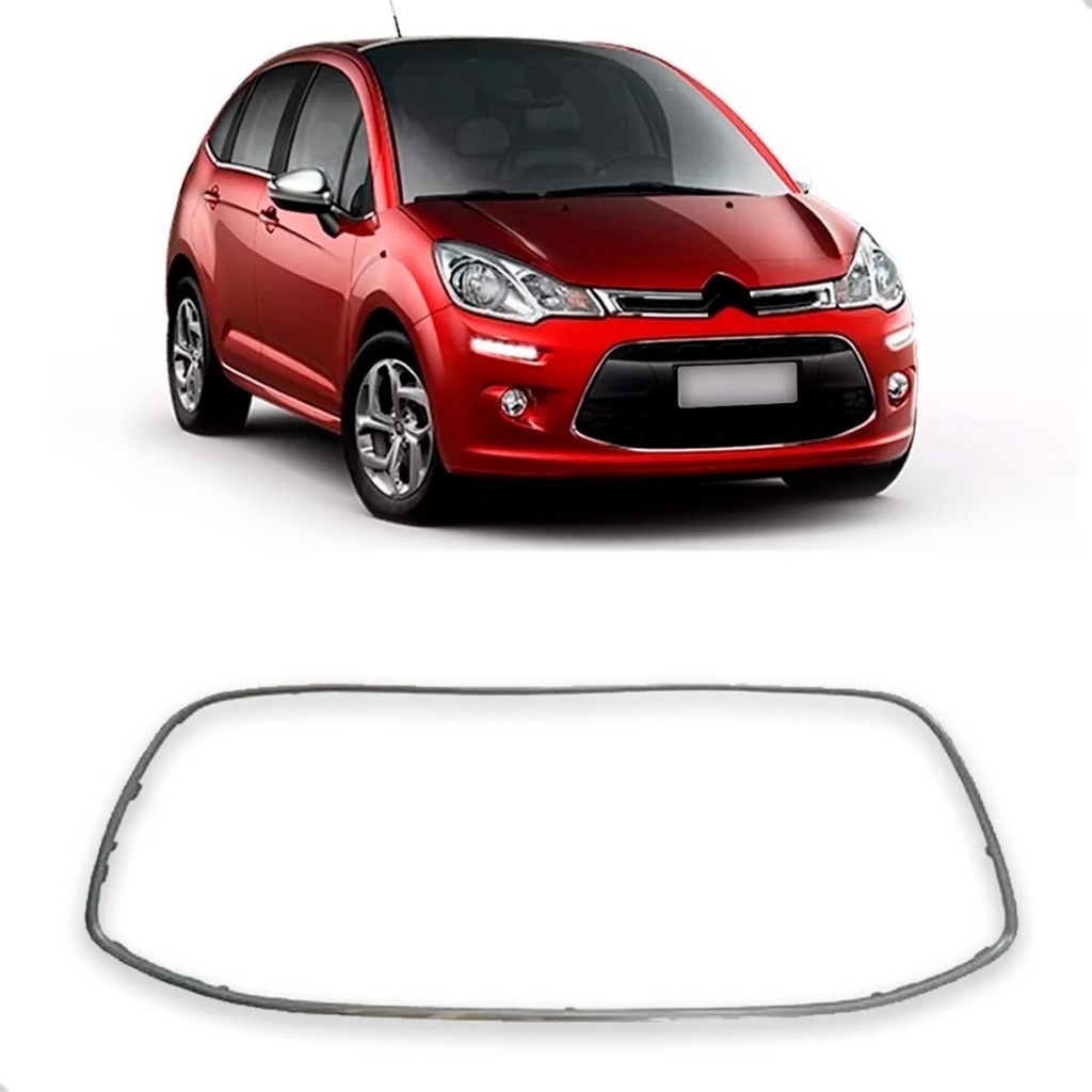 Friso Grade Parachoque Dianteiro C3 2013 a 2020 Cinza Friso Grade Parachoque Dianteiro C3 2013 a 2020 Cinza