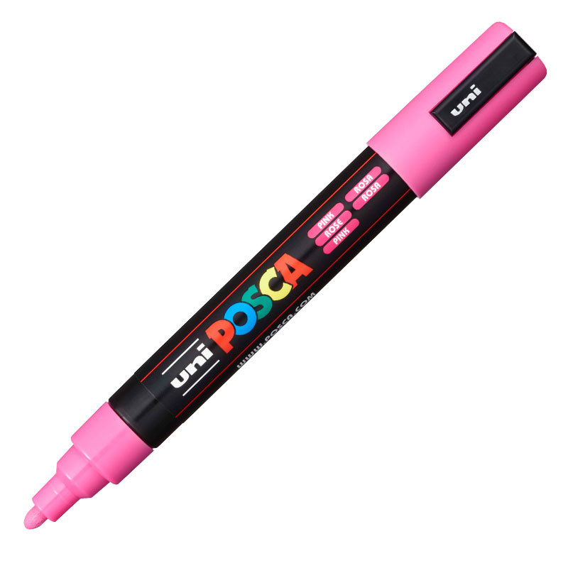 Caneta Posca PC-5M Rosa Uni-Ball Caneta Posca PC-5M Rosa Uni-Ball
