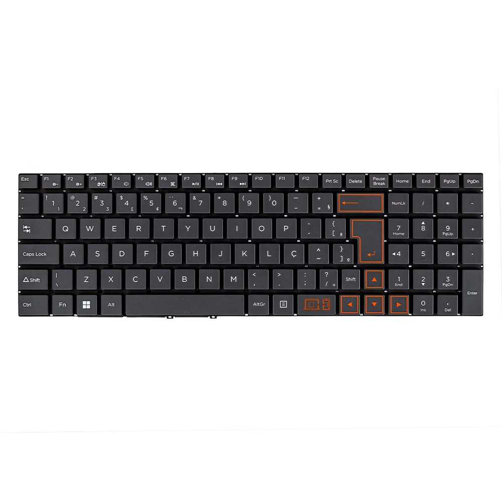 Teclado para Notebook Positivo vision c15 C4128ABR | Preto ABNT2 Teclado para Notebook Positivo vision c15 C4128ABR | Preto ABNT2