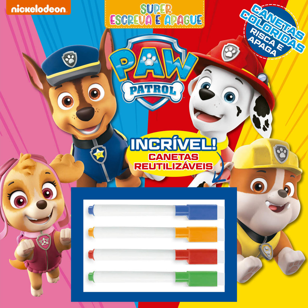 Patrulha Canina – Super Escreva e Apague Patrulha Canina – Super Escreva e Apague