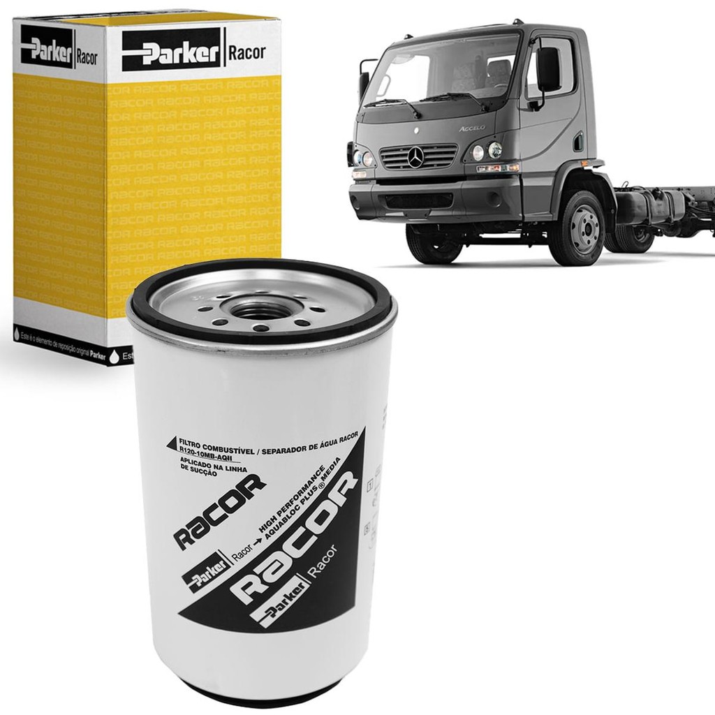 Filtro Separador Racor Accelo Atego 2002 A 2012 Parker-racor Filtro Separador Racor Accelo Atego 2002 A 2012 Parker-racor