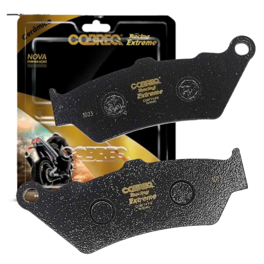 Pastilha de Freio Dianteira P/ Royal Enfield Interceptor 650 / Super Meteor 650 Cobreq Cerâmica Pastilha de Freio Dianteira P/ Royal Enfield Interceptor 650 / Super Meteor 650 Cobreq Cerâmica