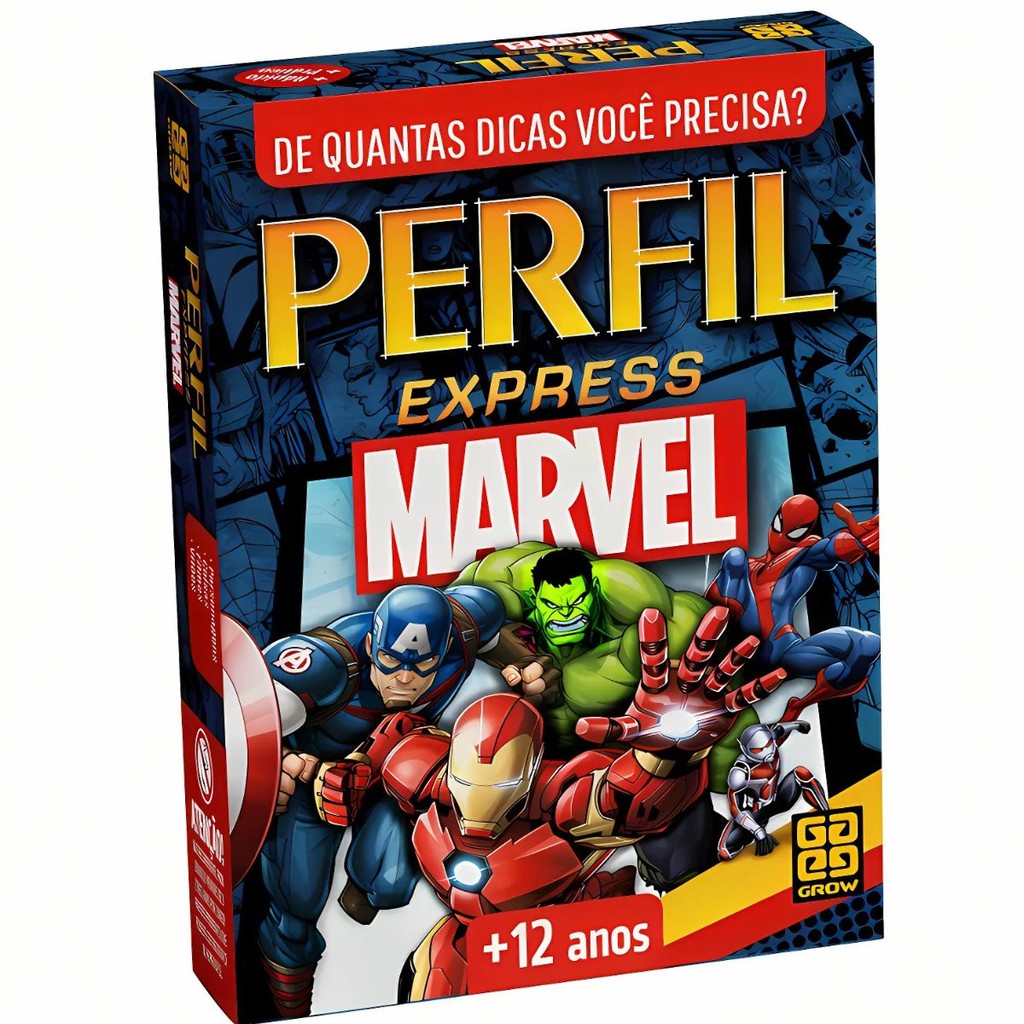 Jogo Perfil Express Marvel 4738 – Grow Jogo Perfil Express Marvel 4738 – Grow