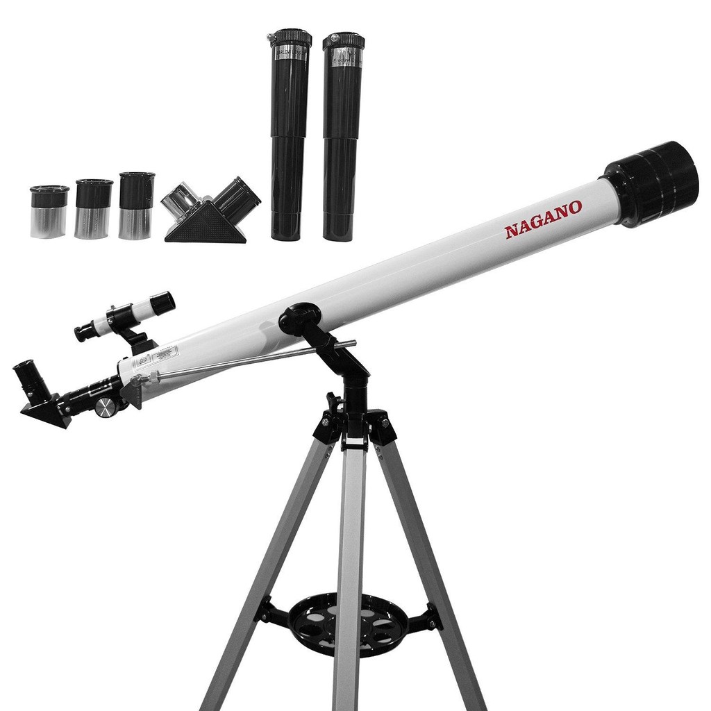 Telescópio Refração Astronômico 60x900mm – 675x com Tripé Telescópio Refração Astronômico 60x900mm – 675x com Tripé