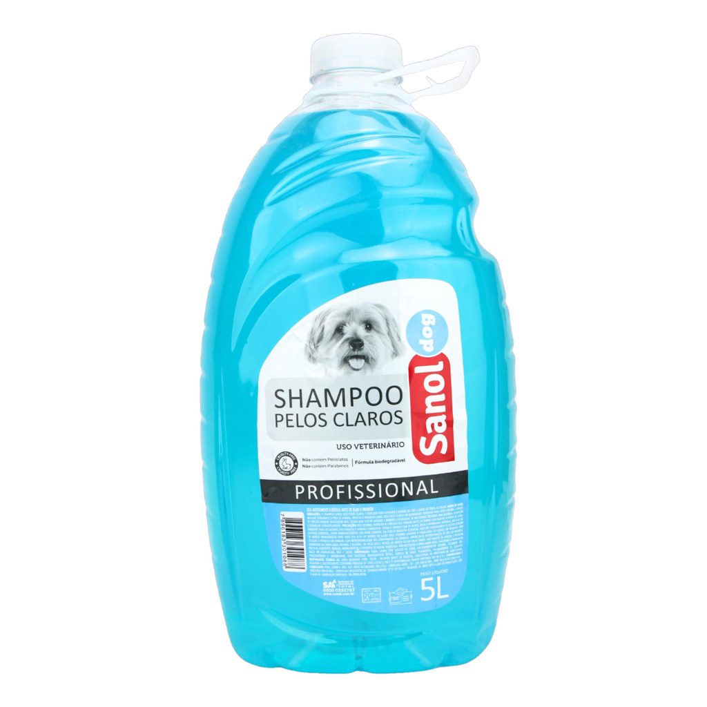 Shampoo para Pelos Claros 5 L – Sanol Dog Shampoo para Pelos Claros 5 L – Sanol Dog