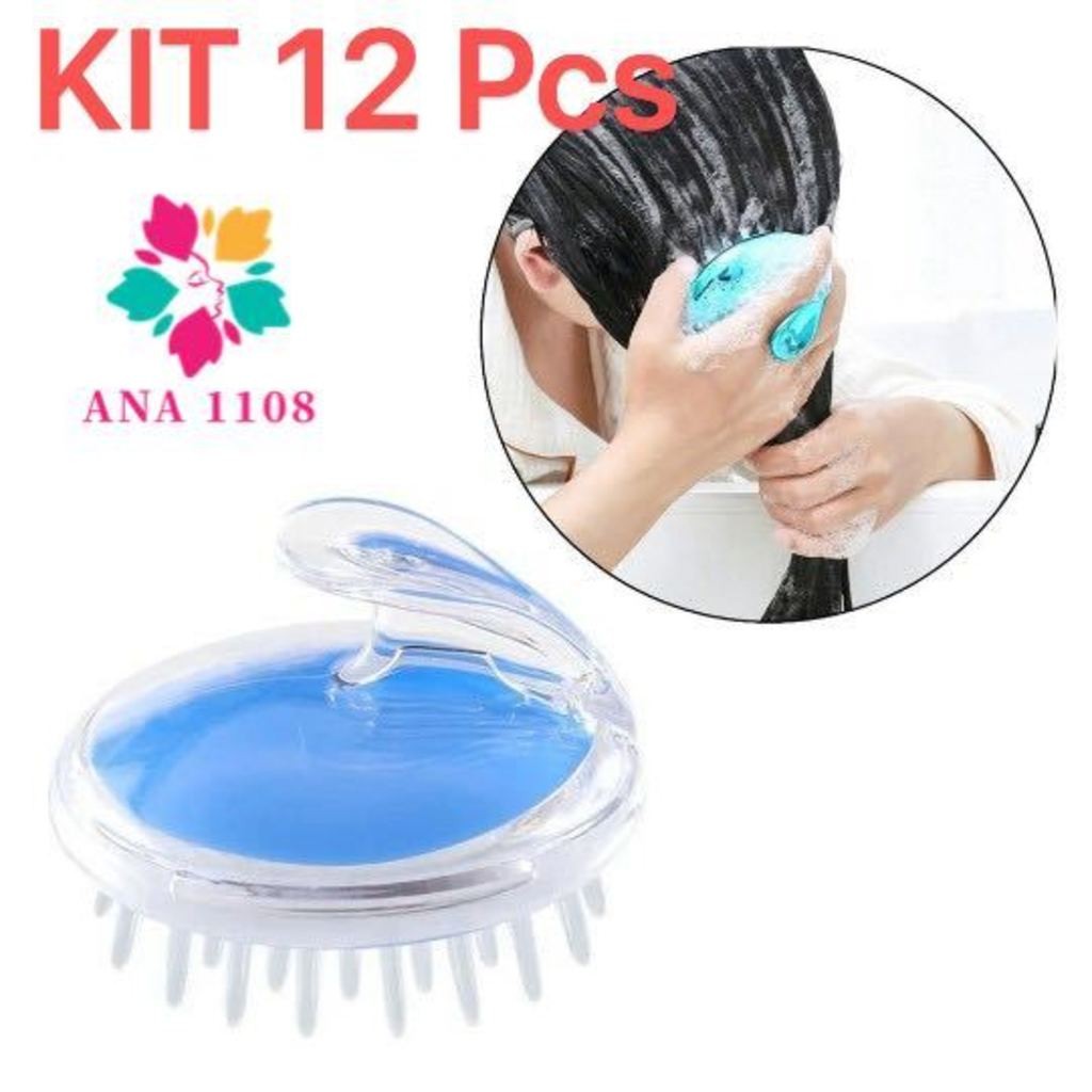 ANA1108 KIT Escova Antiqueda Massagem Capilar E Corporal Queima Gordura/Pente Massageadora Couro Cabeludo ANA1108 KIT Escova Antiqueda Massagem Capilar E Corporal Queima Gordura/Pente Massageadora Couro Cabeludo