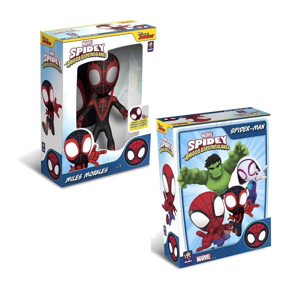 Brinquedo Infantil Boneco Miles Morales 45cm Marvel Amazing Friends Mimo Toys – 0446 Brinquedo Infantil Boneco Miles Morales 45cm Marvel Amazing Friends Mimo Toys – 0446