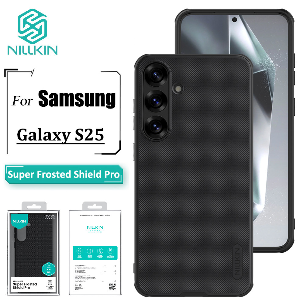Nillkin Super Fosco Escudo Pro Caso Para Samsung Galaxy S25 De Telefone Ultra Fino TPU + PC Anti Impressão Digital À Pro Nillkin Super Fosco Escudo Pro Caso Para Samsung Galaxy S25 De Telefone Ultra Fino TPU + PC Anti Impressão Digital À Pro