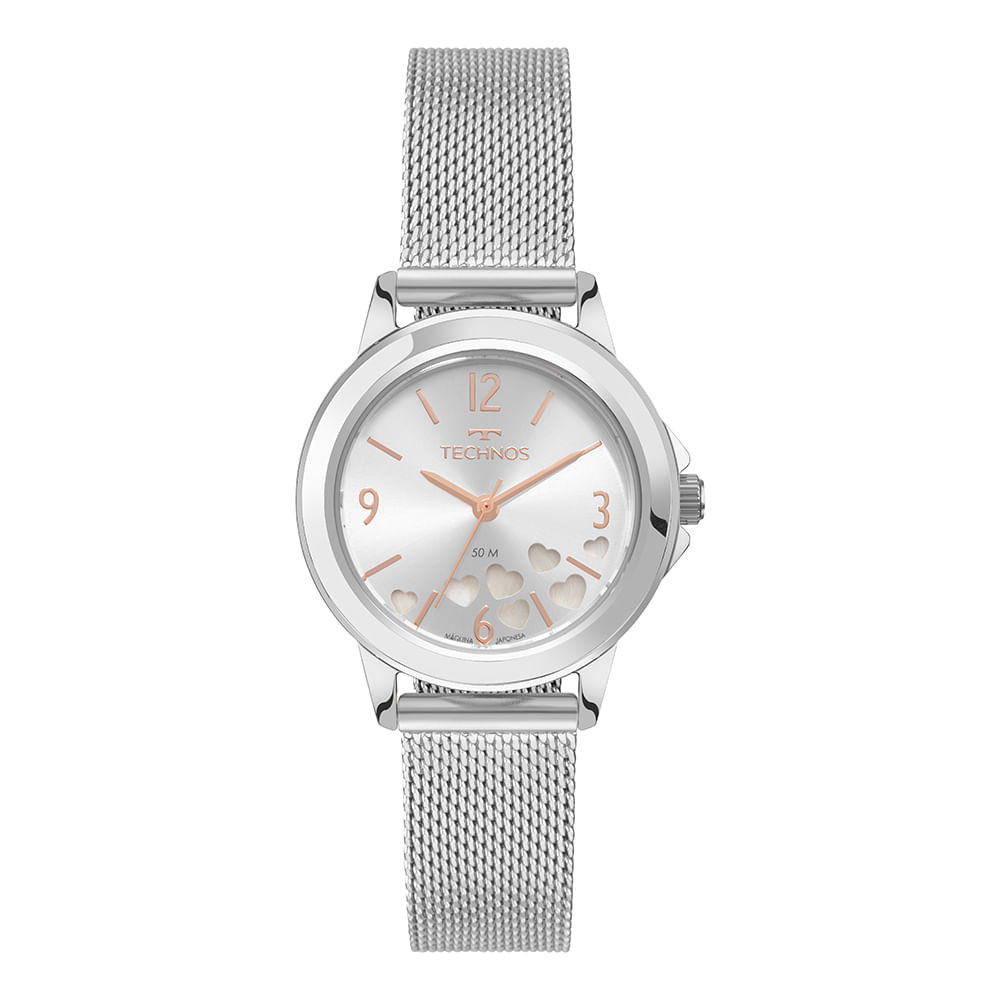 Relógio Technos Feminino Trend Prata – 2036NBI/1K Relógio Technos Feminino Trend Prata – 2036NBI/1K
