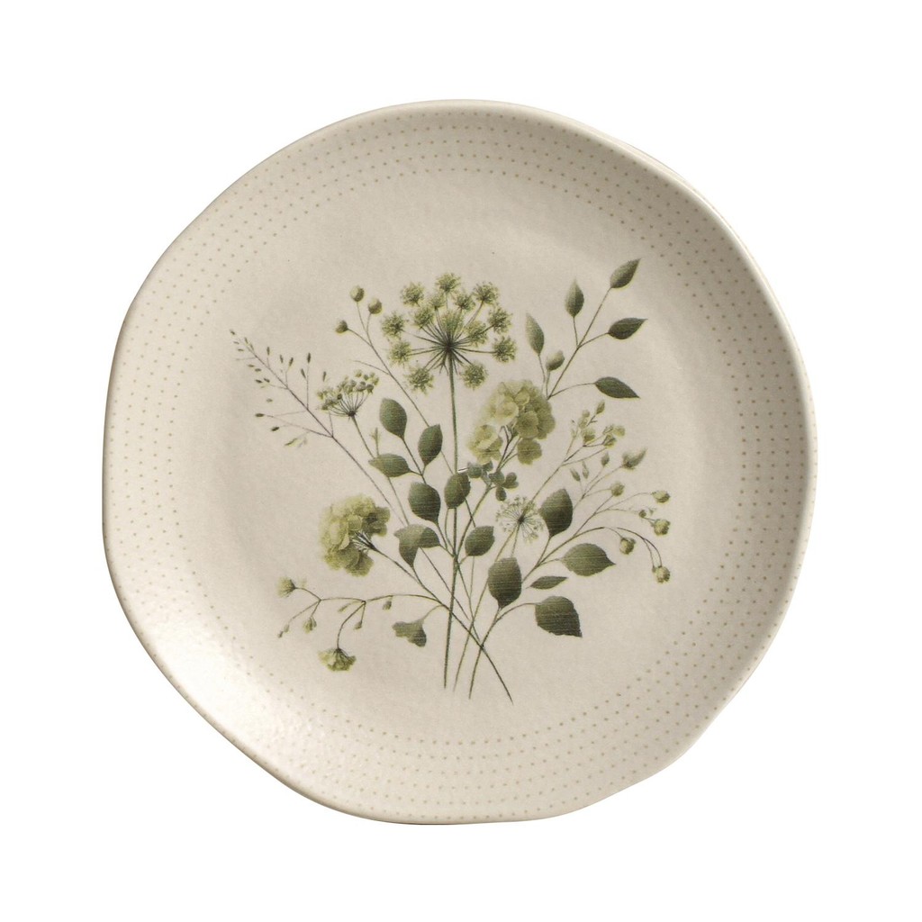 Conjunto com 6 Pratos de Sobremesa Orgânico Ammi Ø19,5cm