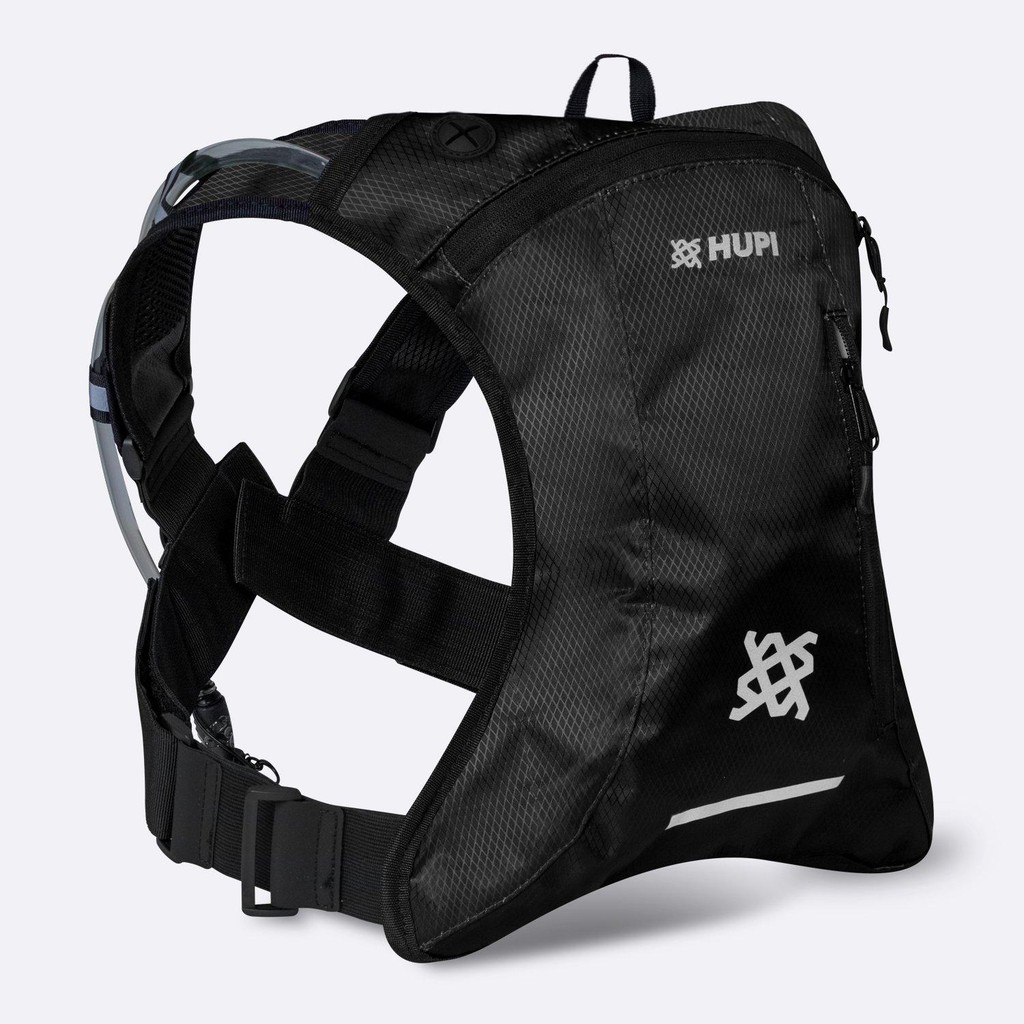 Mochila de Hidratação HUPI HUWE Evo Preto com Refil Mochila de Hidratação HUPI HUWE Evo Preto com Refil