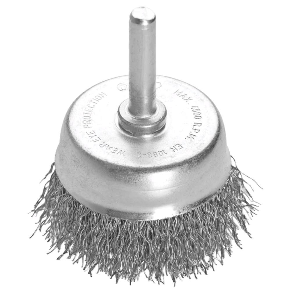 Escova Circular Arame Ondulado 2×1/4 (45008/102) Tramontina – Rebarba, ferrugem, pintura, carepas e respingos de solda. Escova Circular Arame Ondulado 2×1/4 (45008/102) Tramontina – Rebarba, ferrugem, pintura, carepas e respingos de solda.