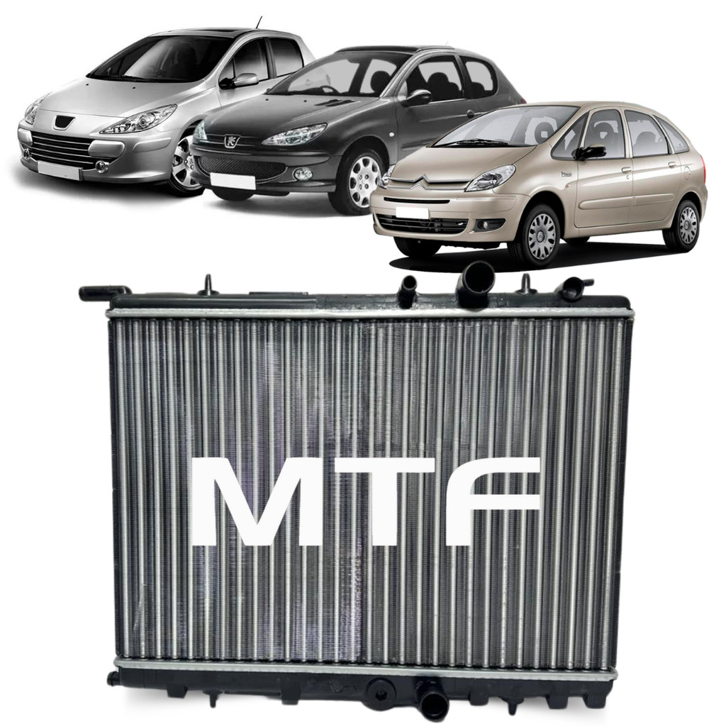 Radiador Mtf Peugeot Xsara 206 1.6 2.0 2003 2007 2011 2015 Radiador Mtf Peugeot Xsara 206 1.6 2.0 2003 2007 2011 2015