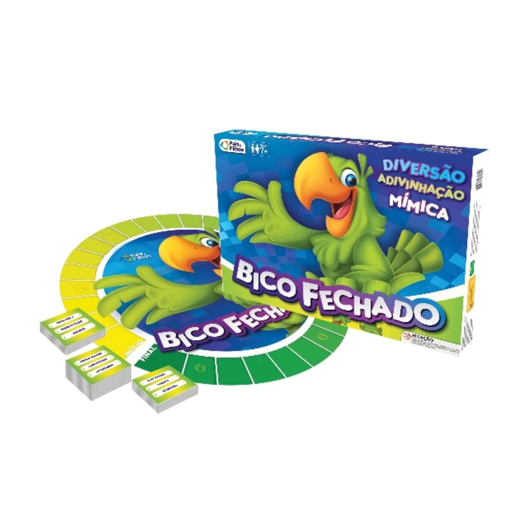 Jogo de Tabuleiro Bico Fechado – Pais e Filhos – 7358-1 Jogo de Tabuleiro Bico Fechado – Pais e Filhos – 7358-1
