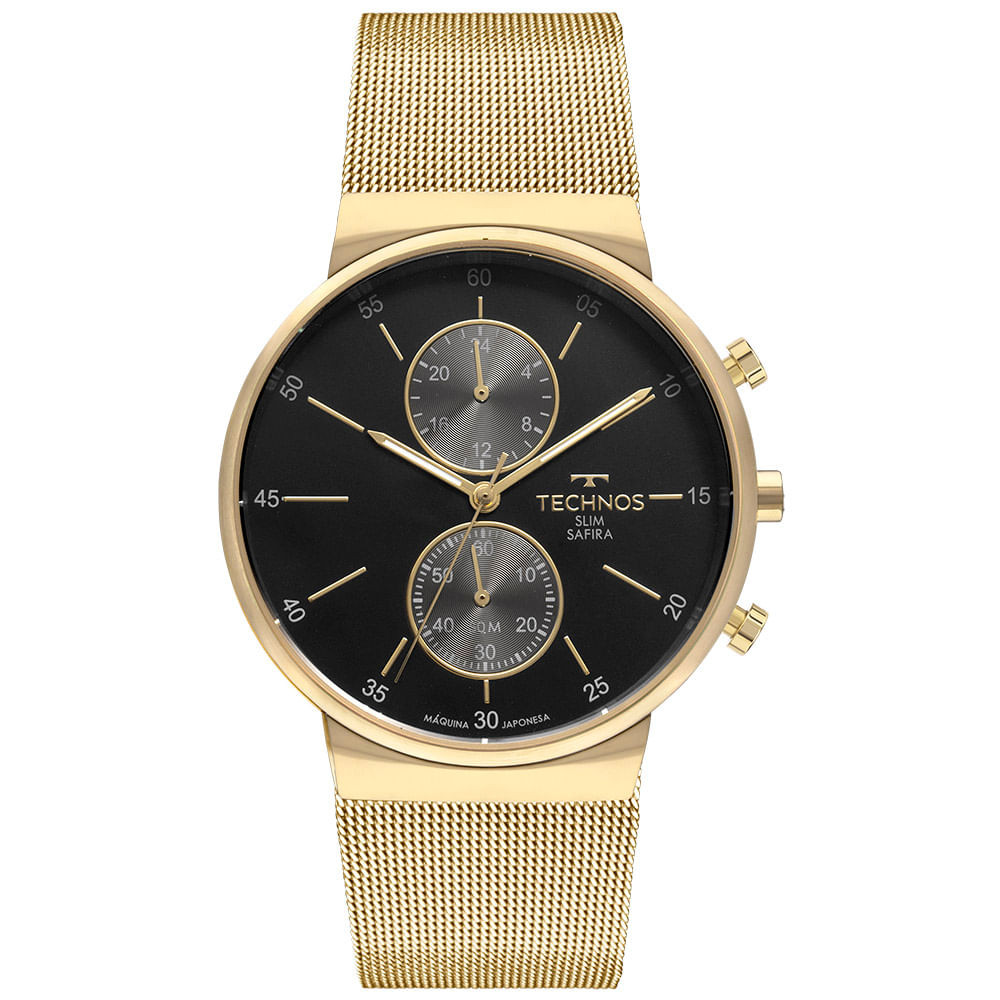 Relógio Technos Masculino Slim Dourado – VD36AA/1P