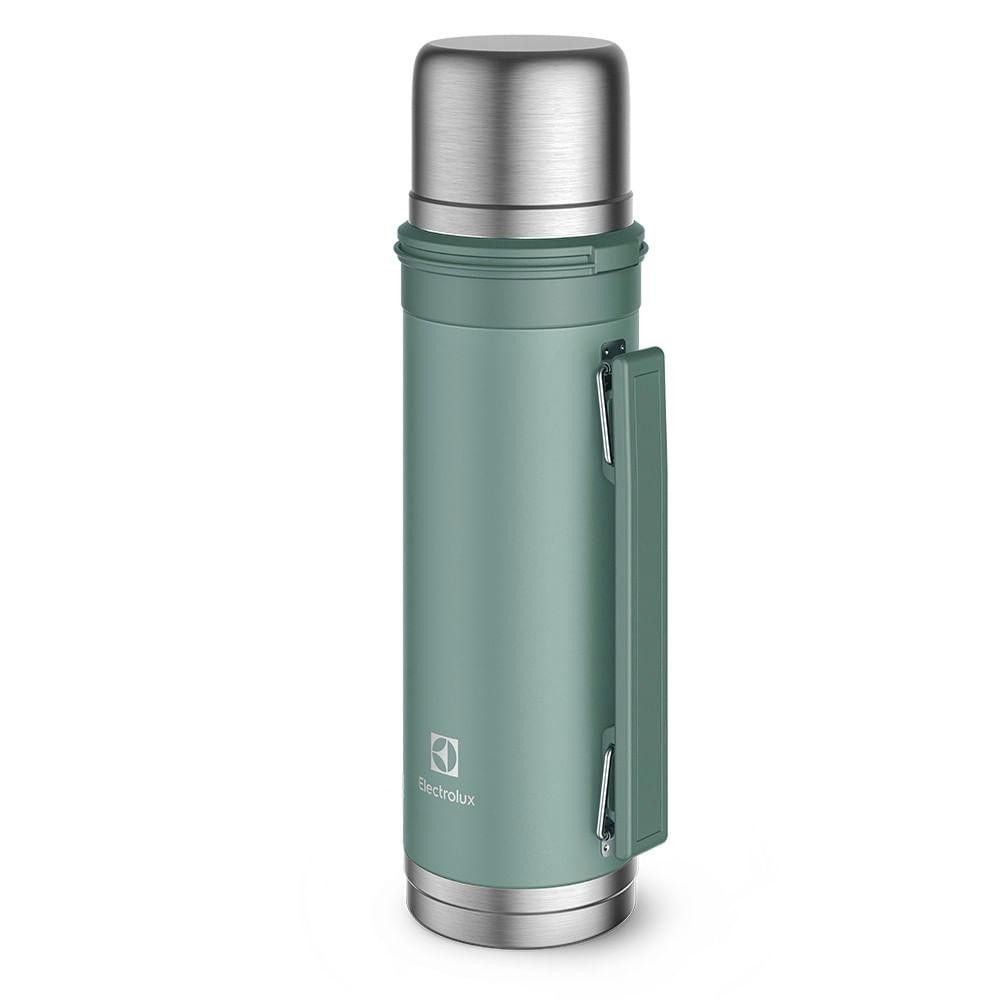 Garrafa Térmica Electrolux 1L Verde Sense To Go Antivazamentos Garrafa Térmica Electrolux 1L Verde Sense To Go Antivazamentos