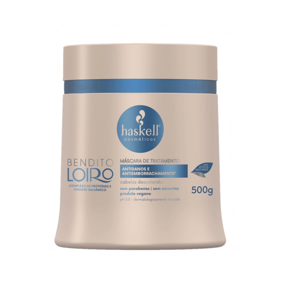 Haskell Bendito Loiro – Máscara de Tratamento Capilar 500g