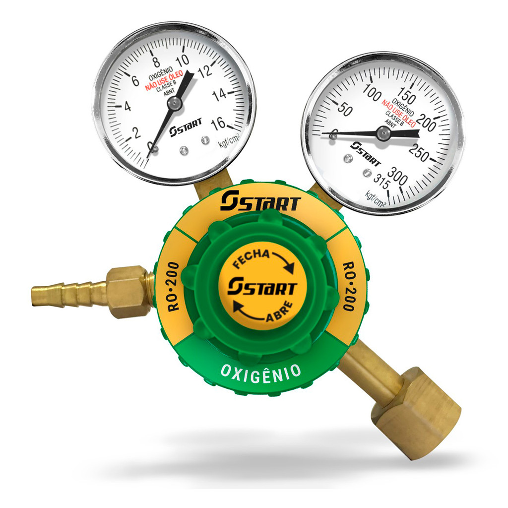Regulador De Pressao Oxigênio Com Manômetro Regulador De Pressao Oxigênio Com Manômetro