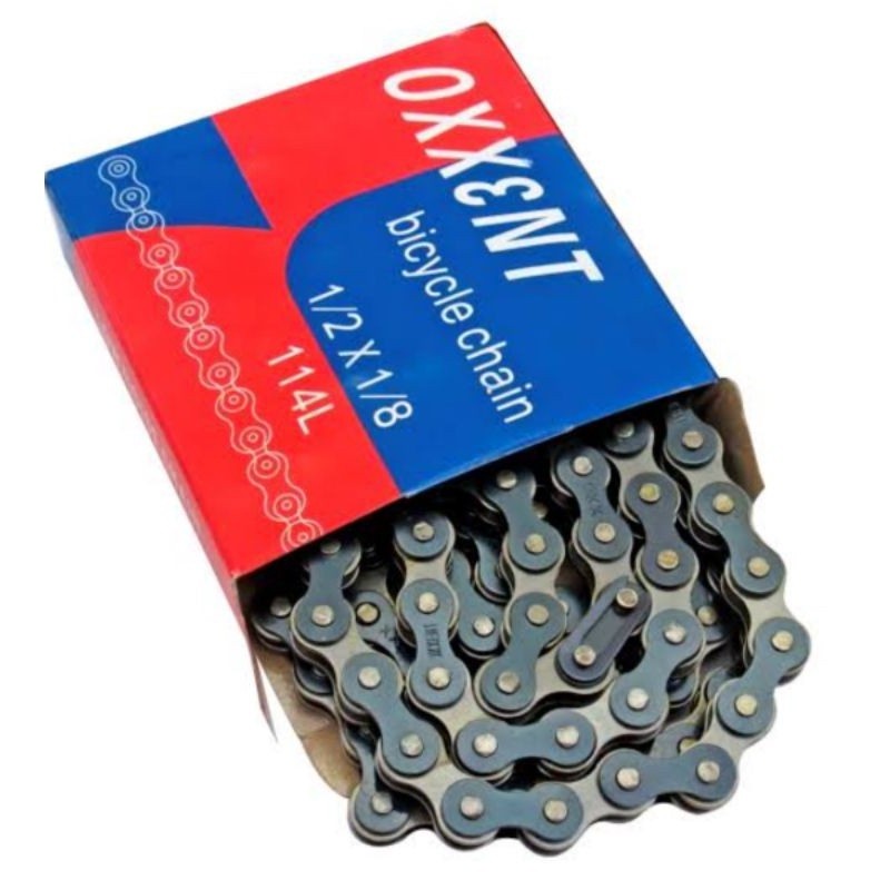 Corrente Super Grossa Oxxent 1/2 X 1/8 114 Elos Bicicleta Monark Corrente Super Grossa Oxxent 1/2 X 1/8 114 Elos Bicicleta Monark