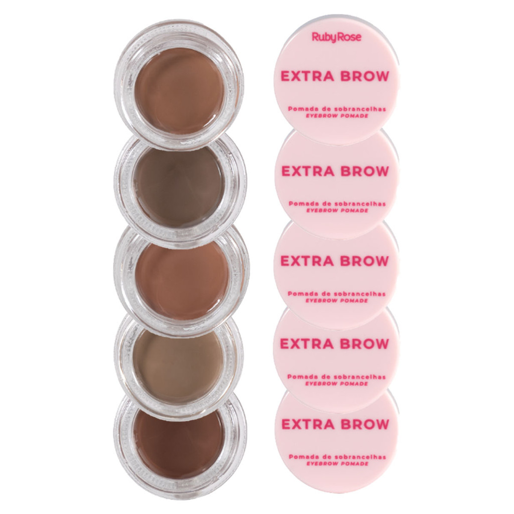 Pomada de Sobrancelhas Ruby Rose Extra Brow 5,3g Hbe2502 Pomada de Sobrancelhas Ruby Rose Extra Brow 5,3g Hbe2502