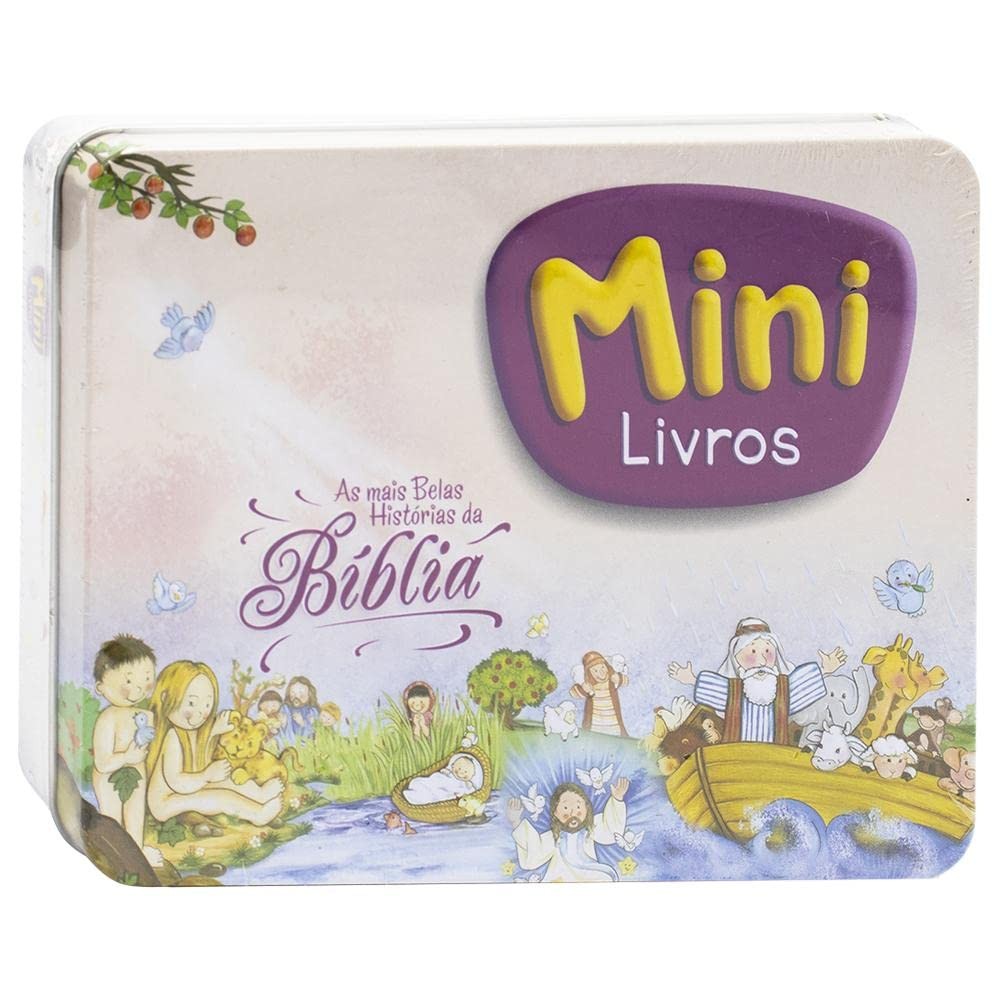 Mini Lata | As Mais Belas Histórias da Bíblia | com 10 Unidades Mini Lata | As Mais Belas Histórias da Bíblia | com 10 Unidades