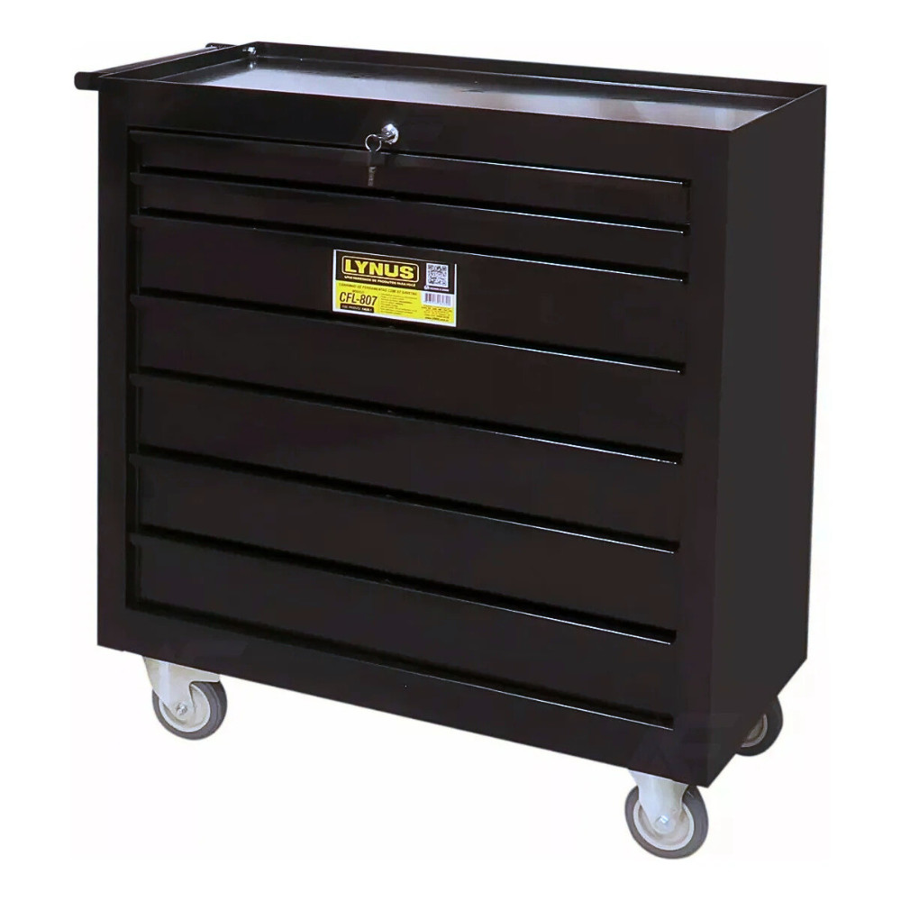 Carrinho Ferramentas Lynus CFL-807 7 Gavetas e chave Carrinho Ferramentas Lynus CFL-807 7 Gavetas e chave