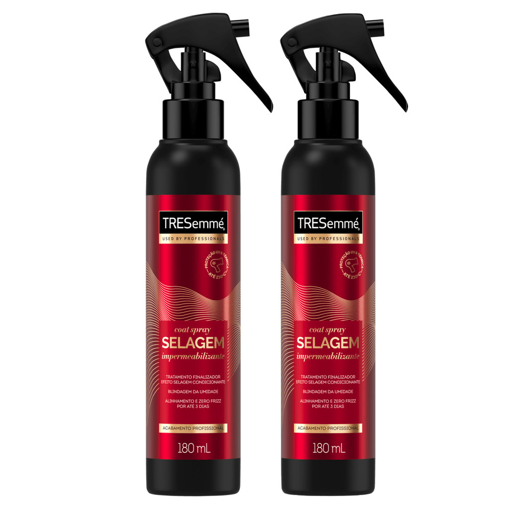 KIT C/2 COAT SPRAY SELAGEM BLINDAGEM ANTIFRIZZ TRESEMMÉ 180ML