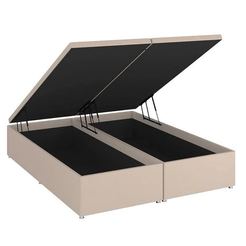 Base Baú Camurça Bege Super King (193x203x39) – Ortobom Base Baú Camurça Bege Super King (193x203x39) – Ortobom