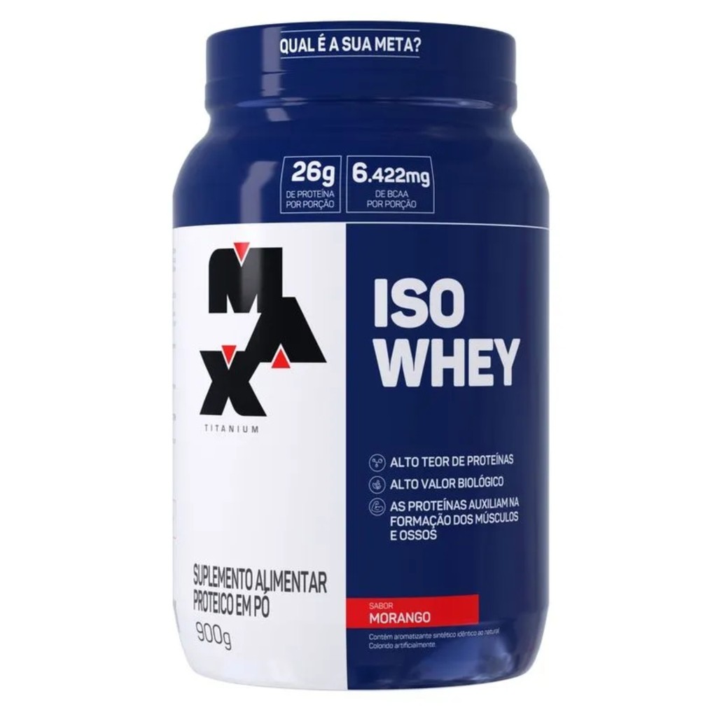 Iso Whey Pote 900g Max Titanium Iso Whey Pote 900g Max Titanium
