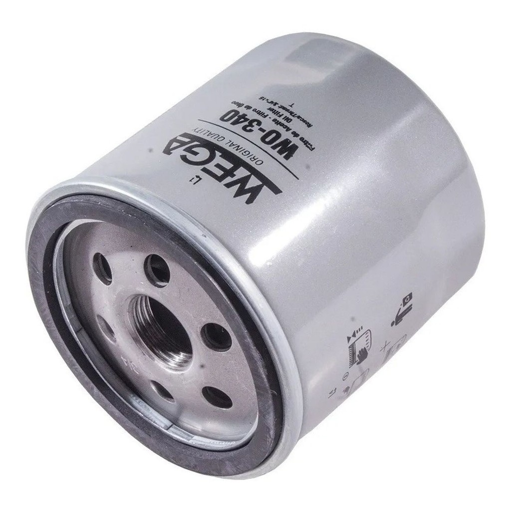 Filtro de Óleo Wega para Volkswagen SpaceFox 1.6 8V EA111 EA111 VHT 2006 até 2015 – Cod. WO340