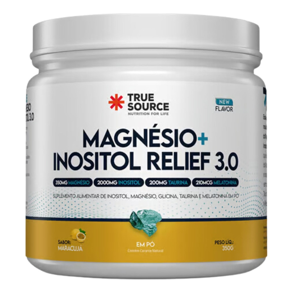 MAGNESIO + INOSITOL RELIEF 3.0 350G – MARACUJA True Source MAGNESIO + INOSITOL RELIEF 3.0 350G – MARACUJA True Source