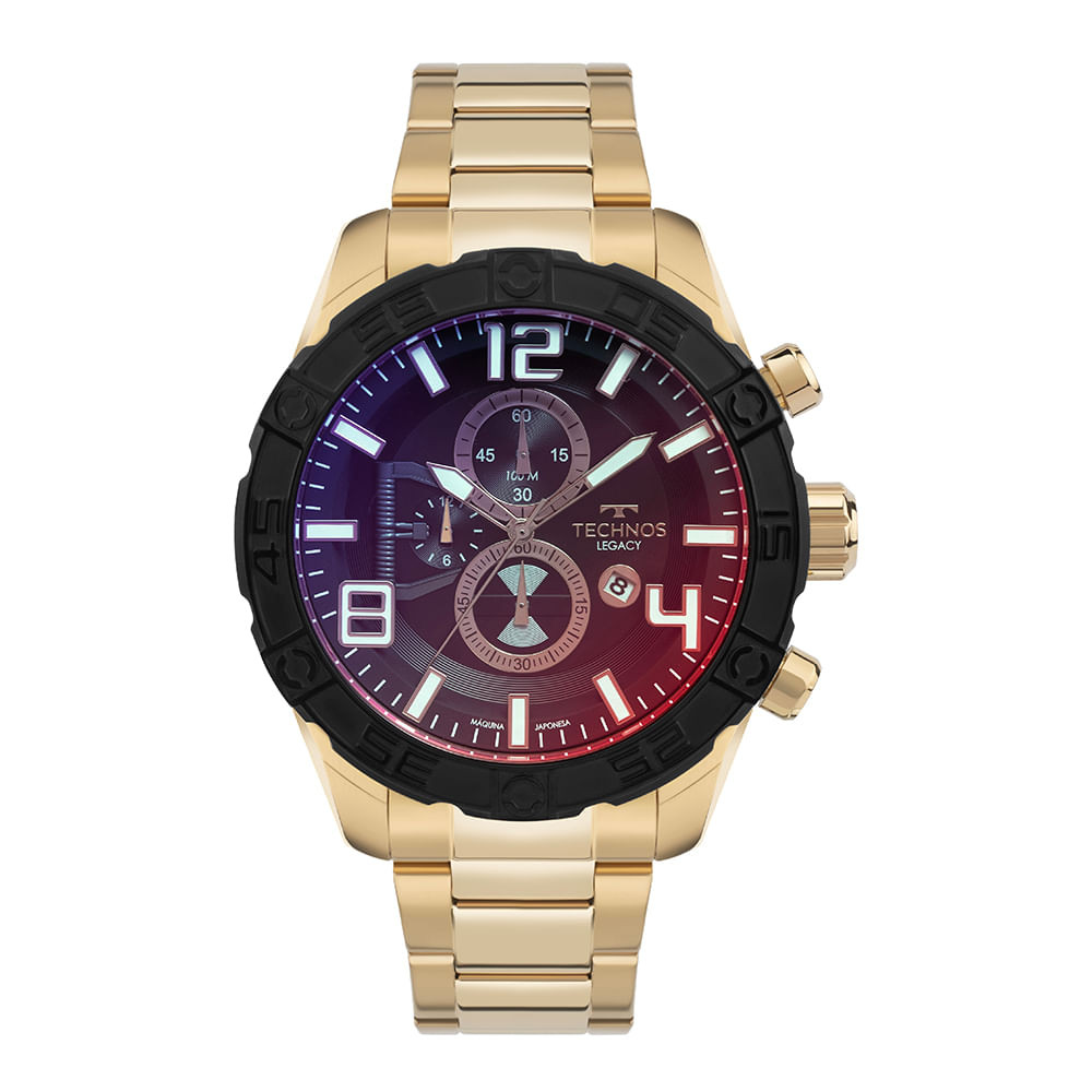 Relógio Technos Masculino Legacy Dourado – OS1ABJ/1P Relógio Technos Masculino Legacy Dourado – OS1ABJ/1P