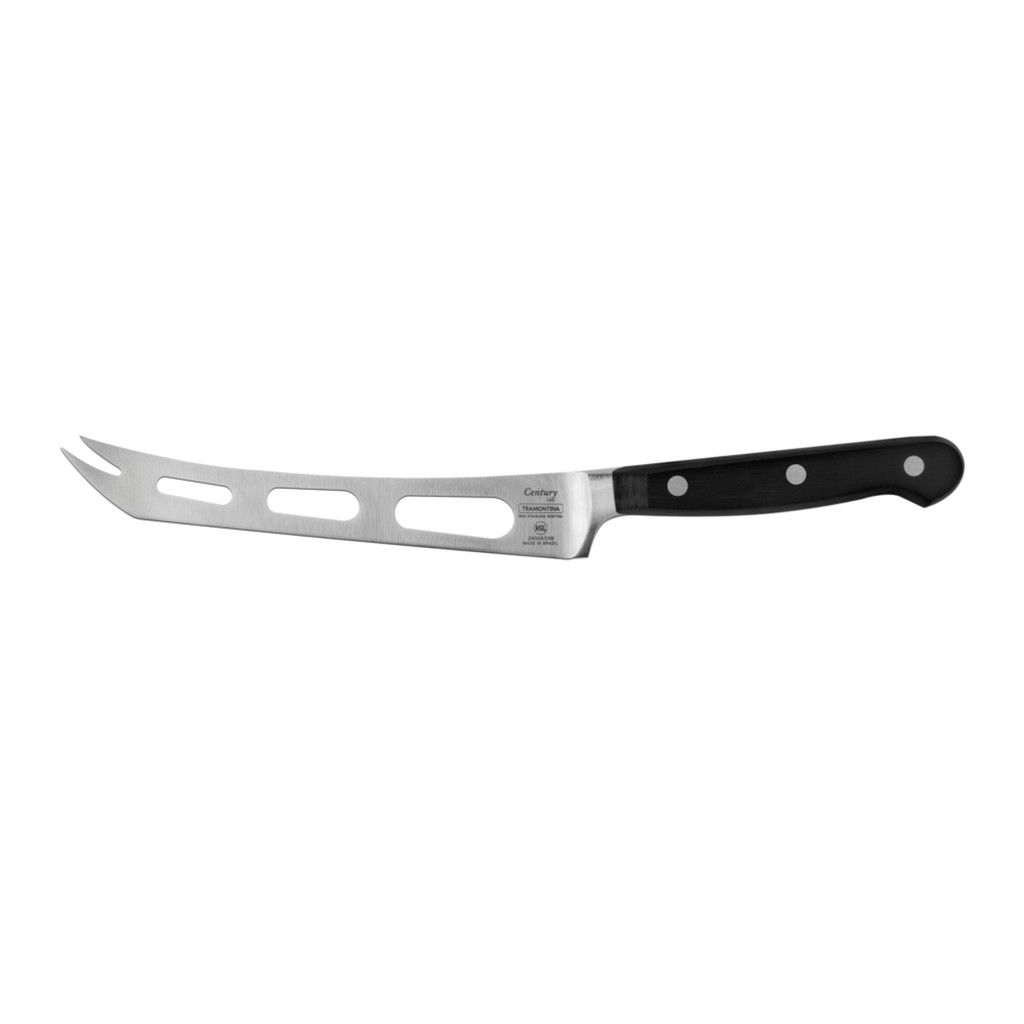 Faca Queijo 6″ Century Inox e Cabo de Policarbonato com Fibra de Vidro Preto Tramontina – 24049006